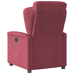 Acheter vidaXL Fauteuil inclinable Rouge bordeaux Tissu