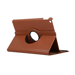 Acheter Etui en PU litchi avec support marron pour votre Apple iPad 10.2 (2019)