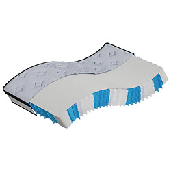 vidaXL Matelas à ressorts ensachés moyen 120x200 cm