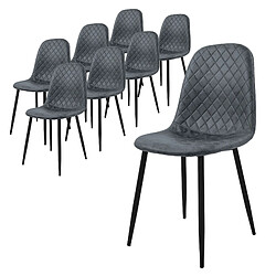 ML-Design Lot de 8 chaises de salle à manger Chaise de salon Chaise de cuisine Chaise remb 