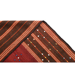 Avis Vidal Tapis de laine 231x140 rouge Jajim