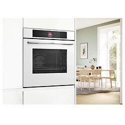 Four intégrable multifonction 71l 60cm a+ pyrolyse blanc - HBG7741W1 - BOSCH pas cher