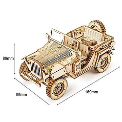 Universal Puzzle 3D en BOTE ROKR Army Jeep 369 pièces