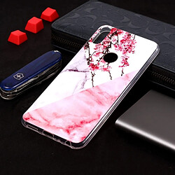 Wewoo Coque en TPU souple motif fleur de prunier pour ASUS Zenfone Max Pro M1 ZB601KL