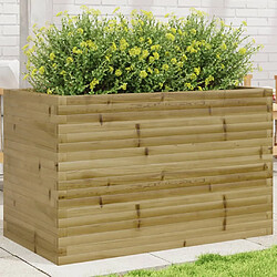 vidaXL Jardinière 110x60x68,5 cm bois de pin imprégné