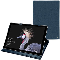 Housse cuir Microsoft Surface Pro (2017) - Rabat vertical - Indigo ( Pantone #1f4565 ) - NOREVE