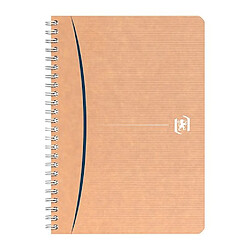 Avis Cahier recyclé spirale Oxford Touareg A5 14,8 x 21 cm petits carreaux 100 pages - Lot de 5