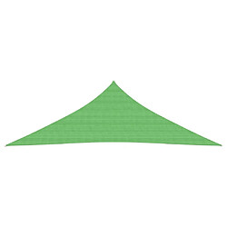 Maison Chic Voile d'ombrage | Voile de parasol | Toile d'ombrage 160 g/m² Vert clair 3,5x3,5x4,9 m PEHD -MN56077