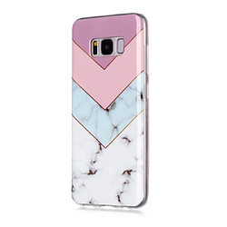 Wewoo Coque Souple Pour Galaxy S8 + Motif de dessin coloré Fabrication IMD Étui de protection en TPU Tricolore