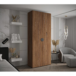 Abiks Meble Armoire Inova 4 À Portes Battantes 236,7/100/47 2 Portes (marron/nero)