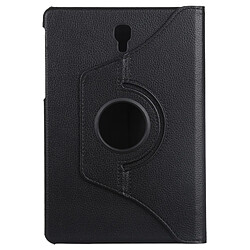 Avis Wewoo Etui en cuir à rotation horizontale à 360 degrés avec texture Litchi pour Galaxy Tab A 10.5, avec support (Noir)