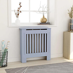 vidaXL Cache-radiateur MDF Gris 78 cm 