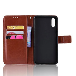 Acheter Wewoo Housse Coque en cuir à rabat horizontal Texture rétro Crazy Horse pour Galaxy A10eavec porte-cartes et fentes cartes et cadre photo Marron