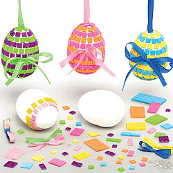 Kits D'Oeufs De Pâques En Mosaïque Kits oeufs mosaïque - 3D à peler et coller - Activité créative Pâques