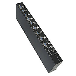 Universal 8 Port USB 2.0 External KVM Switch Box Box Swither Switcher Support 1920x1440 pas cher