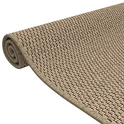 Acheter vidaXL Tapis de couloir aspect sisal sable 80x150 cm