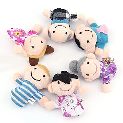 Acheter Universal 6pcs peluche enfant jouer jeux apprendre histoire maison doigt marionnette jouet