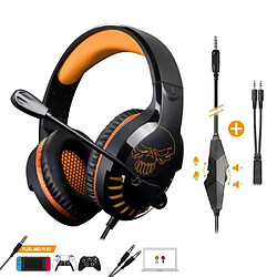 Avis Casque Gamer Pro-H3 Gaming PS5 PS4 Switch Switch Lite Xbox One Xbox Series X/S Orange - Spirit of Gamer