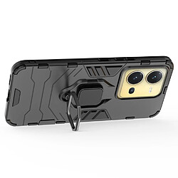 Coque en TPU anti-chocs avec béquille pour votre Vivo V25 5G - noir