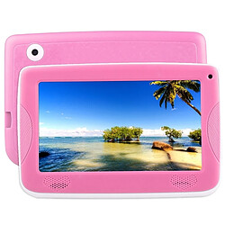 Wewoo Pour enfants , 7 pouces, rose 512 Mo + 4 Go, Android 4.4 Allwinner A33 Quad Core, avec étui en silicone Tablette d'éducation