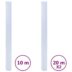 vidaXL Films pour fenêtre 3 pcs statique dépoli gris transparent PVC