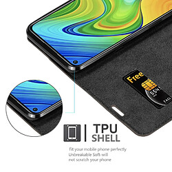 Cadorabo Coque Xiaomi RedMi NOTE 9 Etui en Brun pas cher