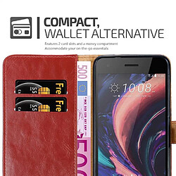 Cadorabo Coque HTC Desire 10 PRO Etui en Rouge pas cher