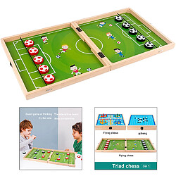 Rapide Sling Rondelle Jeu Flying échecs, Gobang 3 dans 1 En Bois Jeu de société Jouets 2 Joueurs Battble Jeu pas cher