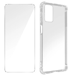 Avizar Pack Protection Motorola Moto G42 Coque Renforcée + Verre Trempé Transparent