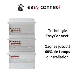 Avis Coffret électrique pré-équipé 3 rangées/39 modules 3 ID/11 disjoncteurs - EasyConnect - Thomson