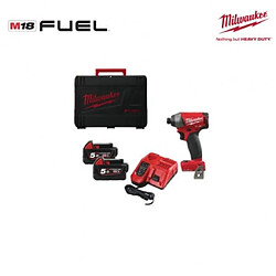 Visseuse à chocs MILWAUKEE FUEL M18 ONEID2-502X - 2 batteries 18V 5.0Ah - 1 chargeur rapide M12-18FC 4933464091