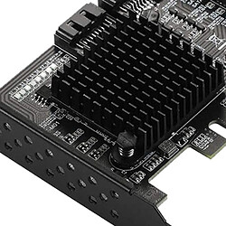 Carte d'extension 8 ports SATA 3.0 vers PCIe x4 x6