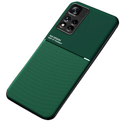 Coque en TPU + PU antichoc vert pour votre Xiaomi Redmi Note 11 Pro Plus/Redmi Note 11 Pro