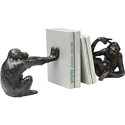 Karedesign Serre-livres singes set de 2 Kare Design