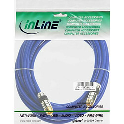 Avis InLine 89402P Câble audio RCA Contacts dorés 1x RCA M/M 2 m