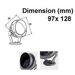 Acheter Wewoo Projecteur LED 6W / 480LM haute qualité lampe en aluminium moulé sous pression de lumière de la RVB