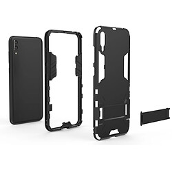 Acheter Wewoo Coque TPU antichoc pour HuEnjoy 9, avec support (Noir)