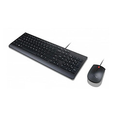 Lenovo Essential clavier USB Belge, Anglais Noir