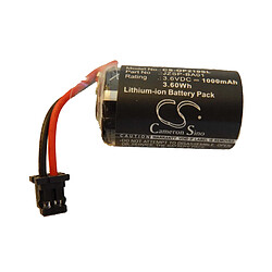 vhbw Batterie Li-Ion 1000mAh (3.6V) pour Omron SGDH amplifier, SGDH ServoRack, Sigma 2, Sigma 2 absolute encoder comme JZSP-BA01, JZSP-BA01-01.