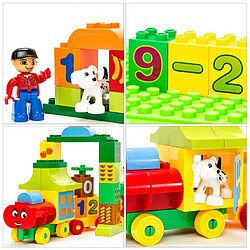 Avis Universal 50 Pièces Nombre de Trains Urbains Grandes Particules Compatibles Depot Blocs Bricolage Briques Éducation Bébé Jouets Cadeaux pour Enfants | Blocs