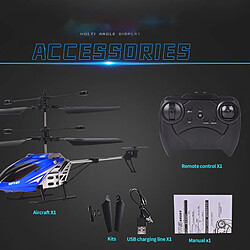 Universal Mini RC Jouet Gyro Hélicoptère RC Hélicoptère Rechargeable RC Inutile Machine Robot Radiocommandé Drone Cadeau | RC Helicopter pas cher