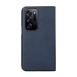 Coque en TPU + PU anti-griffes, bleu pour votre Oppo Find N