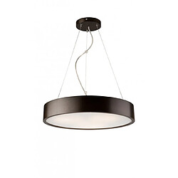 Lumière Suspension Cylindrical Verre,bois Wenge 3 ampoules 70cm