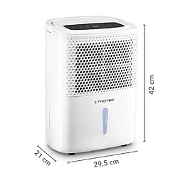 TROTEC Déshumidificateur d'air TTK 26 E déshumidifier absorbeur d'humidité problèmes d'humidité air ambiant humide pas cher