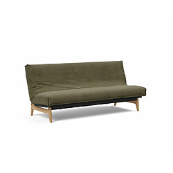 Inside 75 Canapé Lit ASLAK 120 Nordic Cover Soft Spring tissu 316 Cordufine pine green