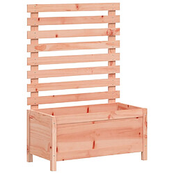 vidaXL Jardinière avec support 79x39,5x114 cm bois massif douglas