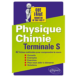 Physique chimie, terminale S : 42 fiches-méthodes pour comprendre le cours - Occasion