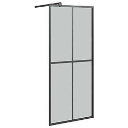 Avis Maison Chic Paroi de douche | Écran de douche | Cloison de douche avec étagère Noir 100x195cm Verre ESG&Aluminium -GKD12576