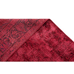 Vidal Tapis de laine 287x192 rouge Vintage Royal