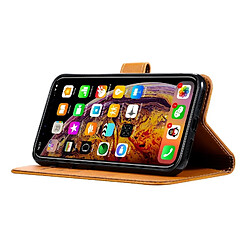 Wewoo Housse Coque Pour iPhone XR GUSSIM en cuir à rabat horizontal magnétique avec support et fentes cartes et portefeuille noir pas cher